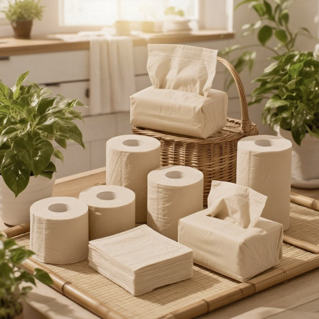 Unbleached Bamboo Tissue Series
